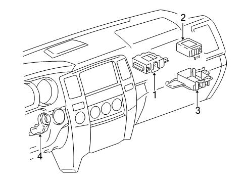 2005 Toyota 4Runner Alarm System Diagram