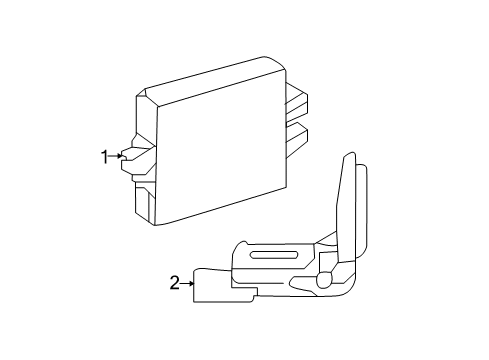 2014 Toyota Prius C Anti-Theft Components Diagram