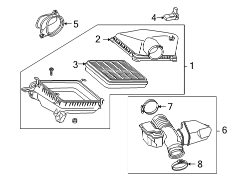 2010 Toyota Land Cruiser Filters Diagram 1 - Thumbnail