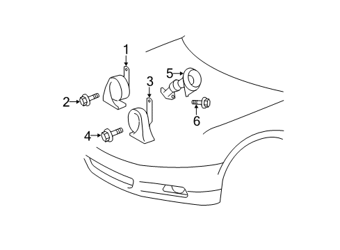 2010 Toyota Camry Anti-Theft Components Diagram 2 - Thumbnail