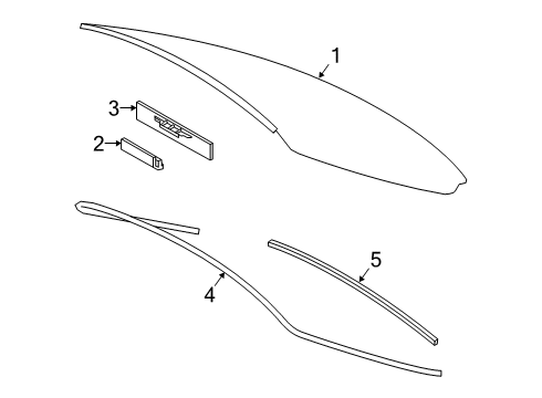 2022 Toyota Corolla Dam, Rear Upper Diagram for 64813-02240