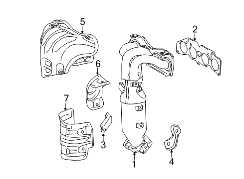 2013 Toyota Camry Exhaust Manifold Diagram 1 - Thumbnail