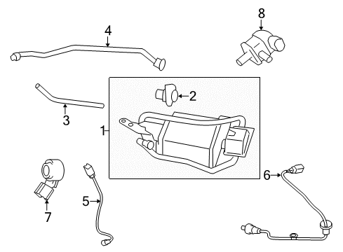 2017 Toyota Corolla Emission Components Diagram