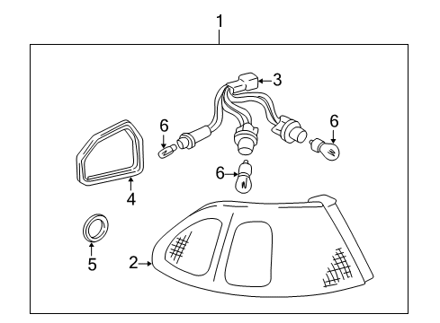 2002 Toyota Corolla Tail Lamps Diagram