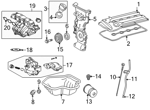 2007 Toyota RAV4 Filters Diagram 3 - Thumbnail