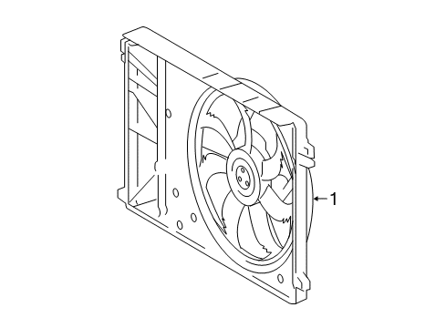 2018 Toyota Camry Cooling System, Radiator, Water Pump, Cooling Fan Diagram 3 - Thumbnail