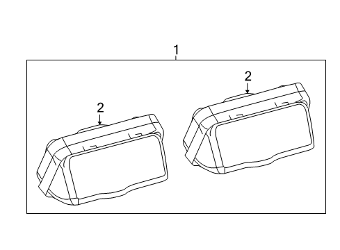 2019 Toyota Prius Prime License Lamps Diagram