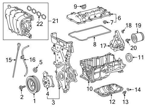 2021 Toyota Corolla Intake Manifold Diagram