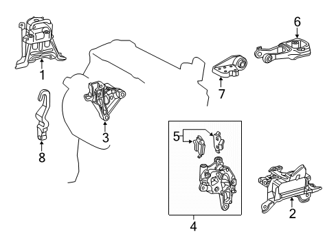 2022 Toyota Corolla Manual Transmission Diagram 1 - Thumbnail