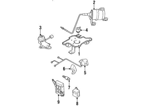 1991 Toyota 4Runner Cruise Control System Diagram