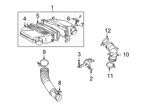 2005 Toyota RAV4 Filters Diagram 1 - Thumbnail