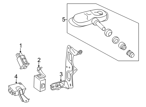 2011 Toyota Tundra Tire Pressure Monitoring, Electrical Diagram