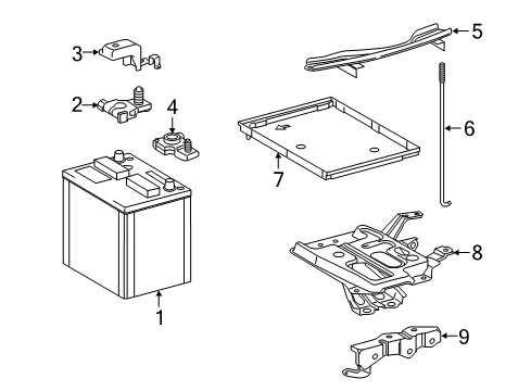 2017 Toyota Corolla iM Negative Cable Diagram for 82123-12790