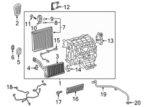 2021 Toyota Venza A/C & Heater Control Units Diagram 2 - Thumbnail