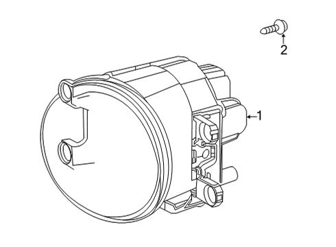 2020 Toyota Highlander Fog Lamps Diagram