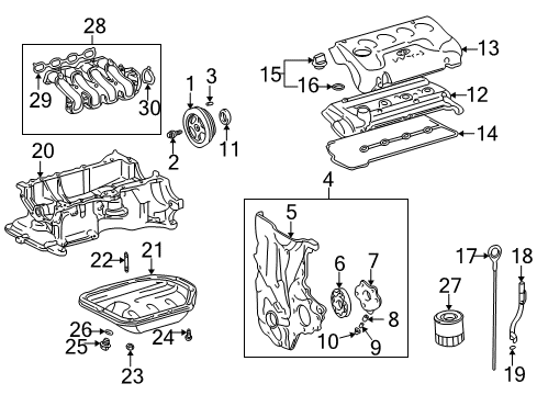 2005 Toyota Echo Throttle Body Diagram