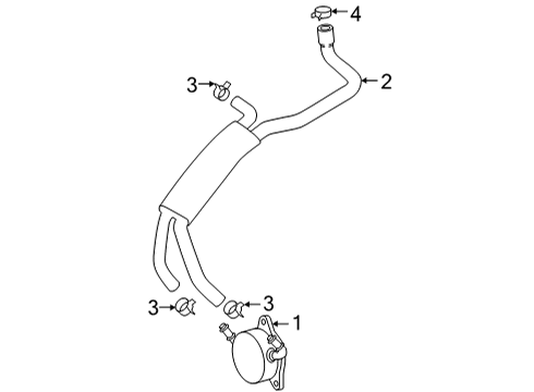 2019 Toyota Corolla Trans Oil Cooler Diagram