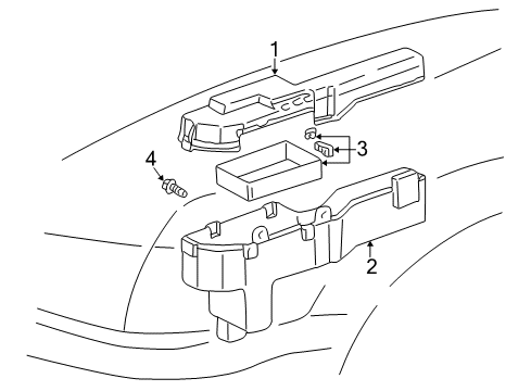 1998 Toyota Camry Electrical Components Diagram