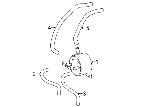 2014 Toyota RAV4 Oil Cooler, Transmission Diagram