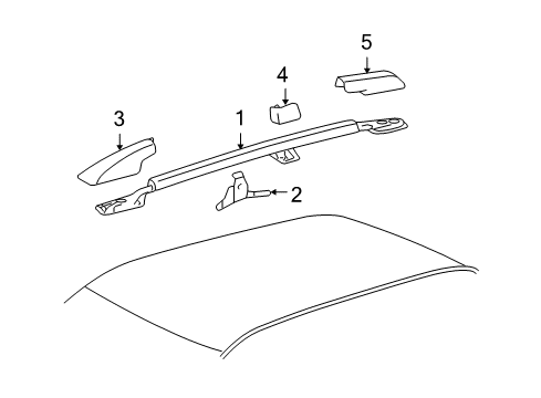 2006 Toyota Highlander Roof Rack Diagram