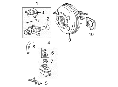 2008 Toyota Highlander Dash Panel Components Diagram 2 - Thumbnail