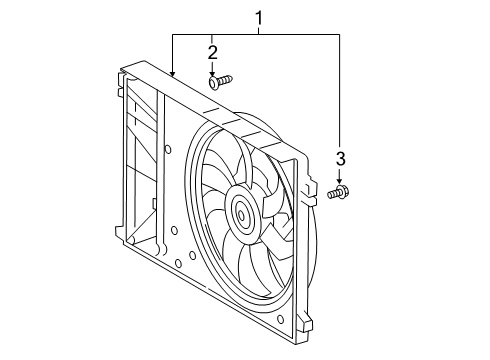 2023 Toyota RAV4 Cooling Fan Diagram 1 - Thumbnail