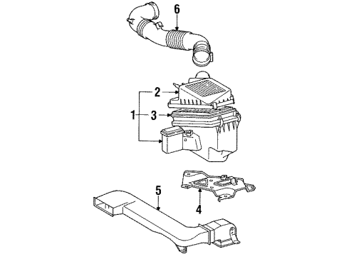 1994 Toyota Tercel Air Intake Diagram