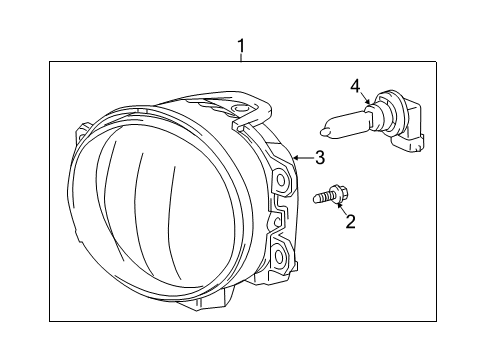 2012 Toyota Prius C Bulbs Diagram 2 - Thumbnail