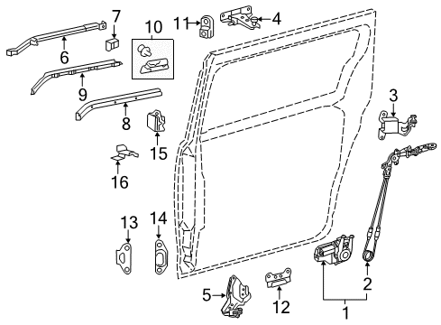 2016 Toyota Sienna Sliding Door, Electrical Diagram 4 - Thumbnail