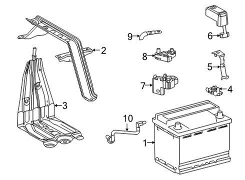 2020 Toyota Highlander Hose Diagram for 28885-F0070