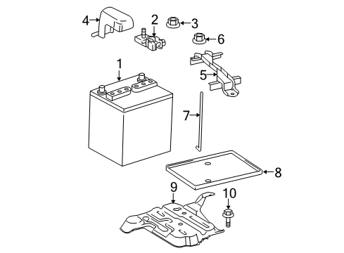 2015 Scion iQ Battery Diagram