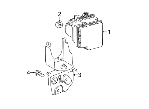 2010 Toyota Sienna Anti-Lock Brakes Diagram 1 - Thumbnail