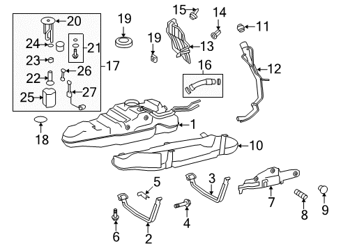 2009 Toyota Land Cruiser Fuel Supply Diagram