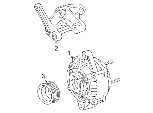 1995 Toyota Tacoma Alternator Diagram 2 - Thumbnail