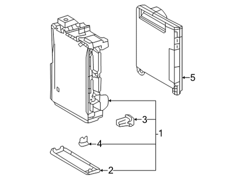 2022 Toyota Corolla Cross COMPUTER ASSY, MULTI Diagram for 89220-0A700