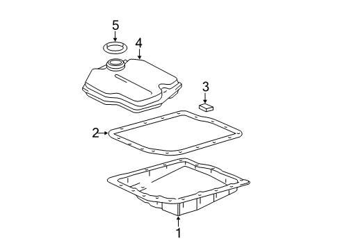 2008 Toyota Camry Transaxle Parts Diagram