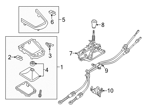 2018 Toyota Yaris iA Cable Assembly, TRANSMIS Diagram for 33820-WB001