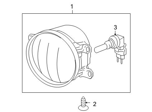 2011 Toyota Corolla Bulbs Diagram 1 - Thumbnail