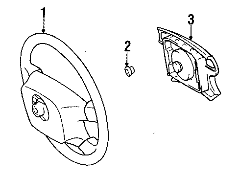 1998 Toyota Tercel Steering Column & Wheel, Steering Gear & Linkage Diagram 4 - Thumbnail