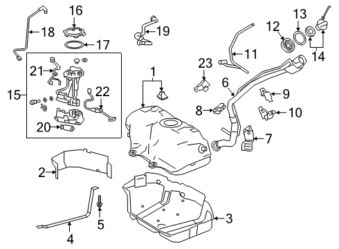 2020 Toyota Avalon Senders Diagram 1 - Thumbnail