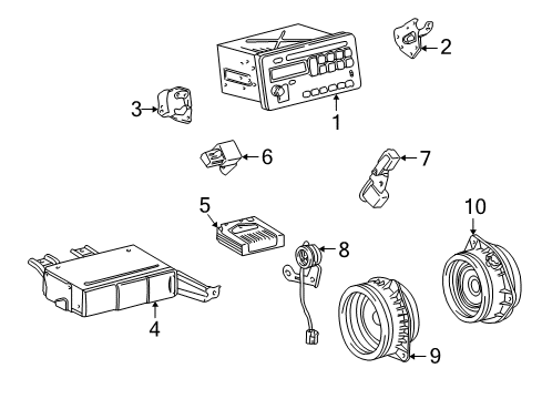 2003 Toyota Matrix Sound System Diagram