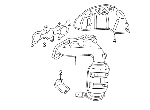 2016 Toyota Highlander Exhaust Manifold Diagram