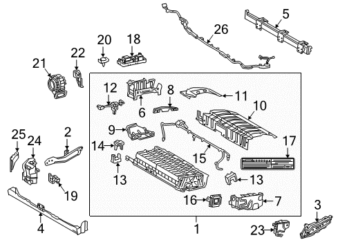 2020 Toyota Camry Battery Diagram