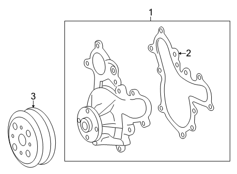 2021 Toyota Land Cruiser Water Pump Diagram