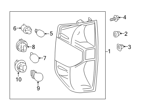 2021 Toyota Tundra Combination Lamps Diagram