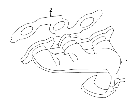 2002 Toyota Solara Exhaust Manifold Diagram