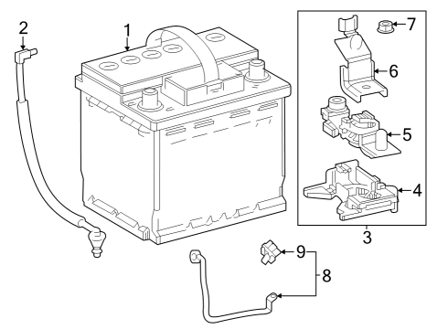 2023 Toyota Prius WIRE, ENGINE, NO.3 Diagram for 82123-16220