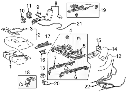 2022 Toyota Highlander Heated Seats Diagram 5 - Thumbnail