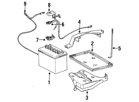 1994 Toyota Corolla Battery Diagram