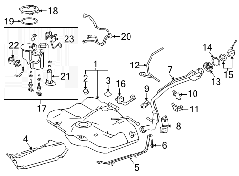 2020 Toyota Avalon Senders Diagram 2 - Thumbnail